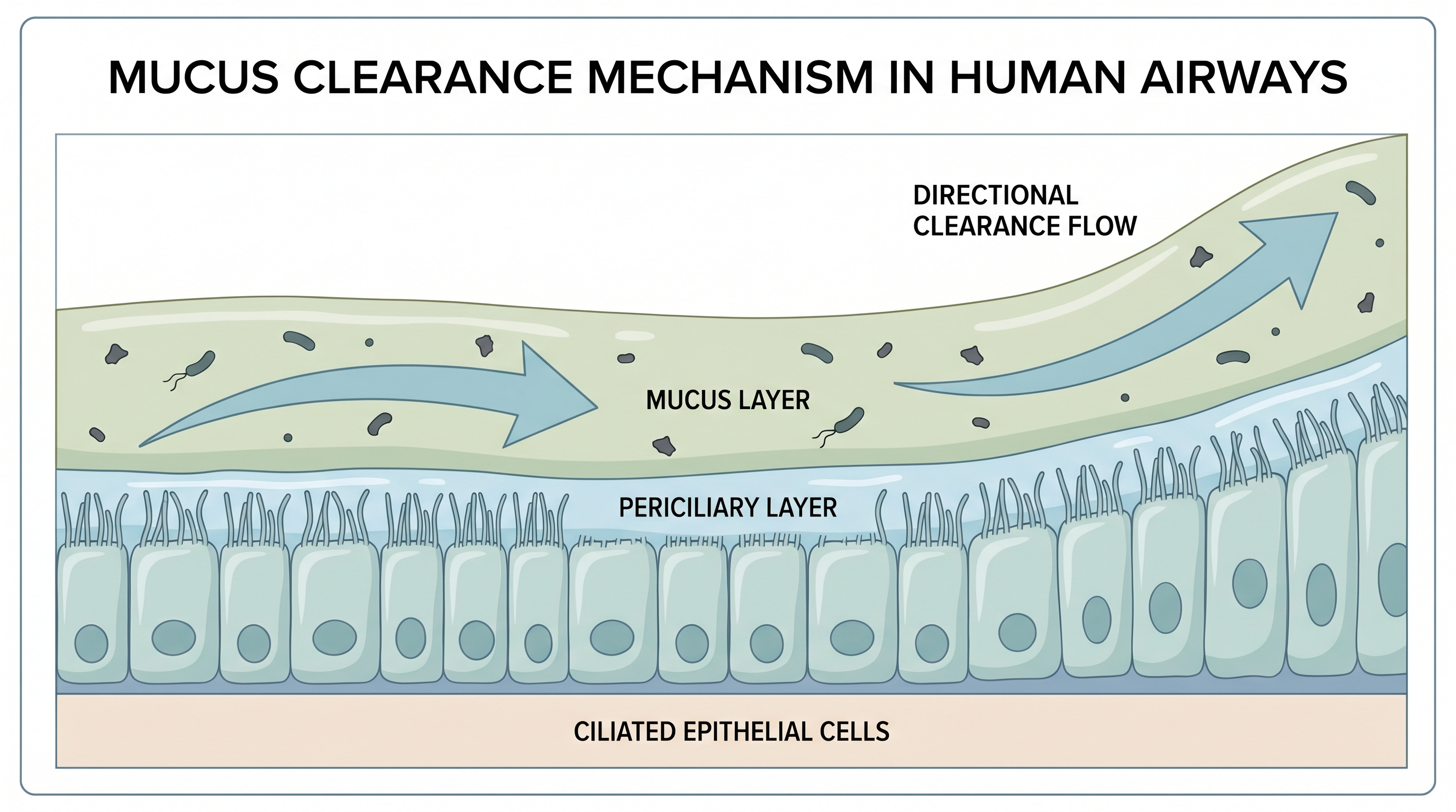 Mucus clearance mechanism